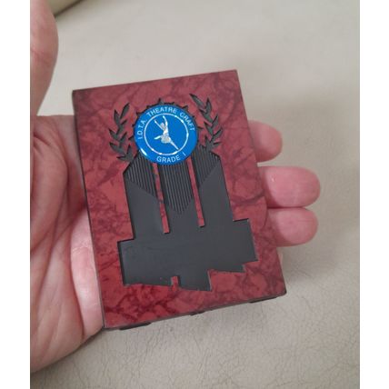 International Dance Teachers’ Association Award Plaque : Theatre Craft Grade I