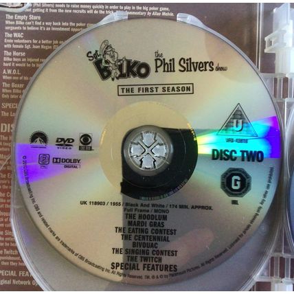 Bilko (Phil Silvers Show) Complete 1st Season (1955-56) 34 Episodes on 5 DVDs