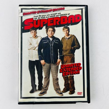 Superbad DVD Unrated Extended Edition Jonah Hill, Michael Cera