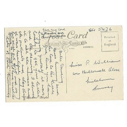The Green And War Memorial, Broadway, Worcestershire, RP Postcard.