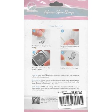 A6 Floral Stamp set. 20 Pieces. Flowers Florist Stamping Cardmaking Scrapbooking