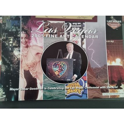 Art Calendar Las Vegas 2005, 5 items, Siegfried & Roy, paintings