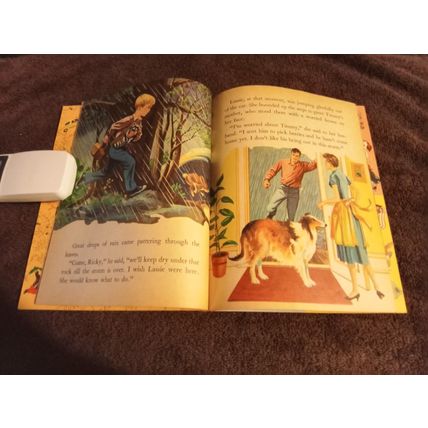 Little Golden Book Lassie & The Lost Explorer By Leon Lazarus (A) Edition 1958