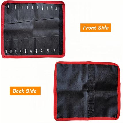 BLIRITEL Small Wrenches Roll up Pouch, Tool Roll Storage Bag for Mini Wrench Set