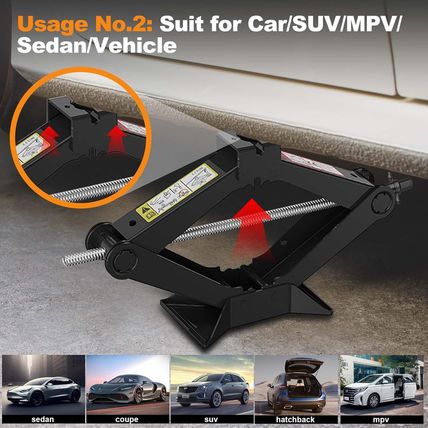 Upgrade 3 in 1 Car Jack Kit for Tesla Model Y/3/S/X, Coupe,Sedan,Suv,Mpv&Truck,S