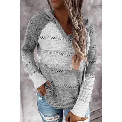 Beach Bonfire Knitted Hoodie