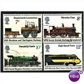 1975 SG984-987 Railways Set Fine/Very Fine Used