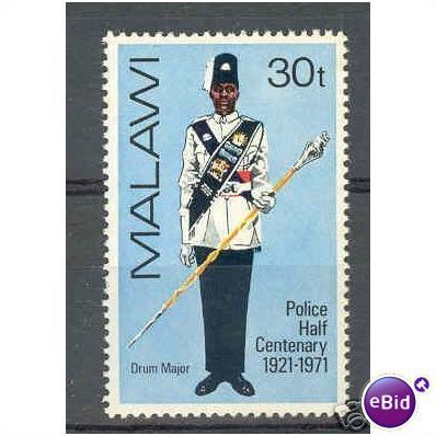 Malawi QEII 1971 Police 50th Anniv Unmounted Mint NHM SG 402 Sc 177