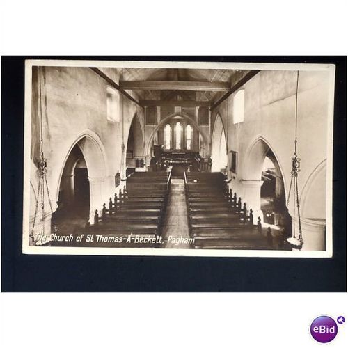 Sussex PAGHAM Church Postcard by Photo Precision