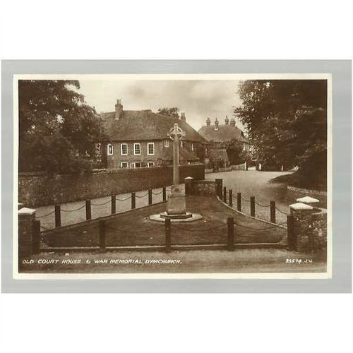Kent DYMCHURCH Court House & War Memorial Postcard by Valentine (95574)