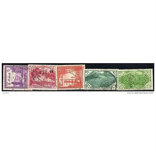 1954 5 different values - #224 fine used (o)