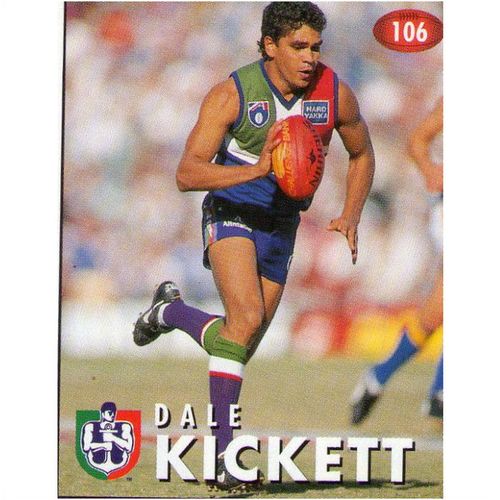 AFL 1996 Select Stickers-106 Dale Kickett/Dockers