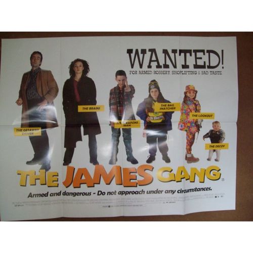 THE JAMES GANG John Hannah, Helen McCrory 1997 Movie Quad Poster