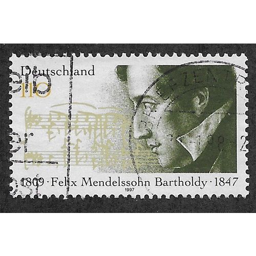 GER 1997 110pf 'FELIX MENDELSSOHN' FINE USED (EBID54-592)