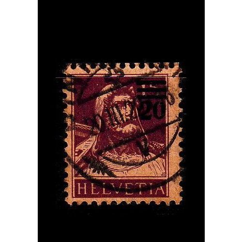 SCHWEIZ SWITZERLAND [1921] MiNr 0160 a ( O/used )