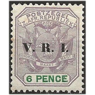 Transvaal 1900 SG232 6d Lilac & Green Mounted Mint . .. .