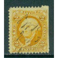 Used R15 2c George Washington Fine UnderInked T1028
