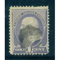 Used 212 1c Benjamin Franklin Barely Clears M01568