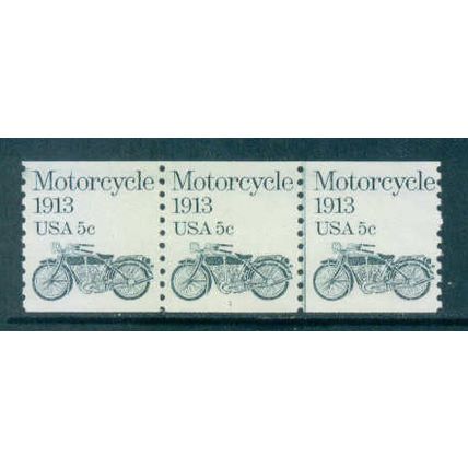1899 5c Motorcycle Fine MNH Dry Gum PNC 1/3 W0539