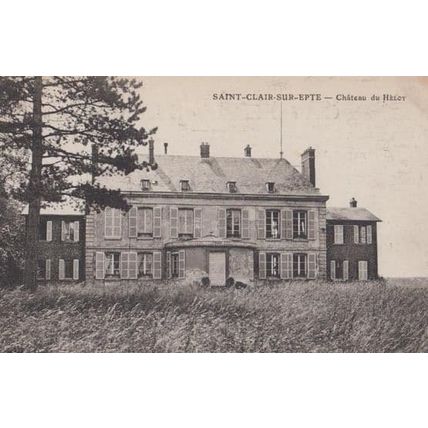 Saint Clair Sur Epte Chateau Du Heloy Antique Postcard