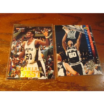 1991-1996, 10-Cards, DAVID ROBINSON HOF, Spurs