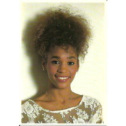 Music WHITNEY HOUSTON Postcard (Santoro C267)