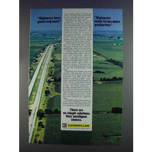 1980 Caterpillar Tractor Co. Ad - Good Crop Land