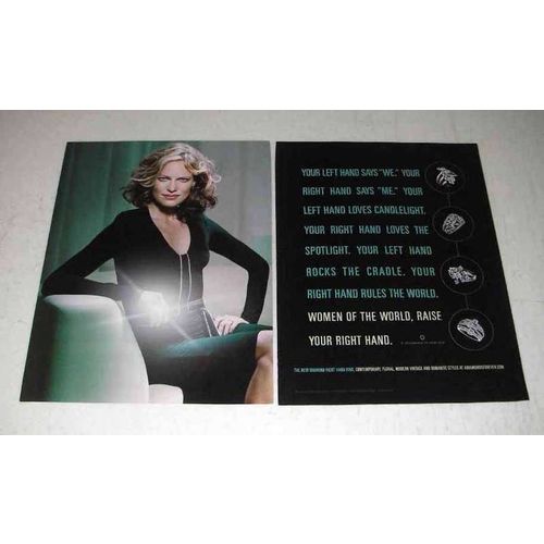 2003 De Beers Diamond Ad - Raise Your Right Hand