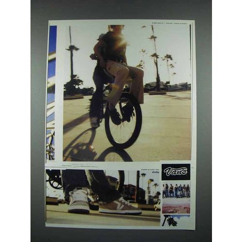 2003 Vans Shelby Shoes Sneakers Ad