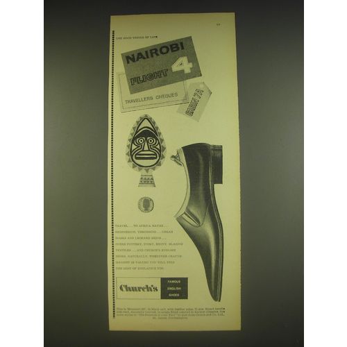 1963 Church's Brummel III Shoes Ad - Nairobi Flight 4