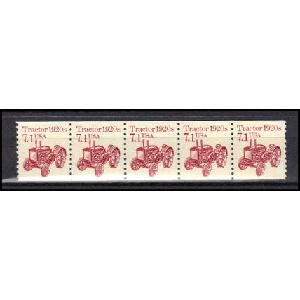2127 7.1c Tractor Very Fine MNH Dry Gum PNC 1/5 X0715