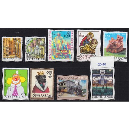 ÖSTERREICH AUSTRIA [2002] Jahr ex ( O/used ) [01]