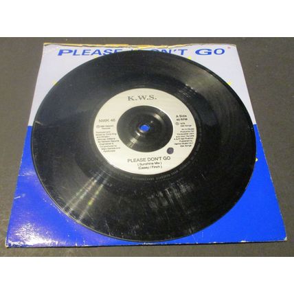 K.W.S. - Please Don't Go - 7'' Vinyl Single Picture Sleeve