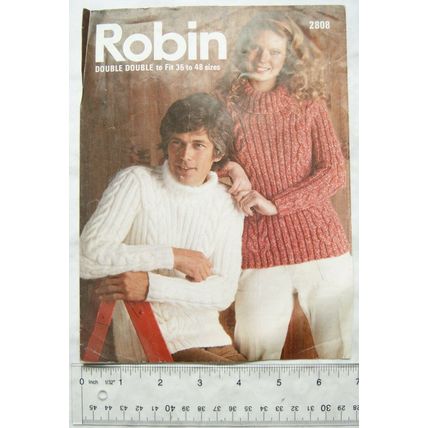 Vintage: Robin 2808 polo neck sweaters double double