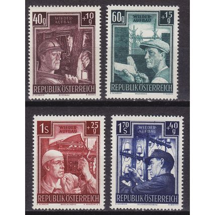 ÖSTERREICH AUSTRIA [1951] MiNr 0960-63 ( **/mnh )