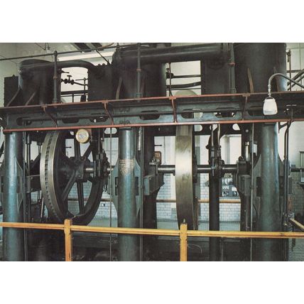 Waterworks Museum Hereford Victorian Pumping Engine Postcard
