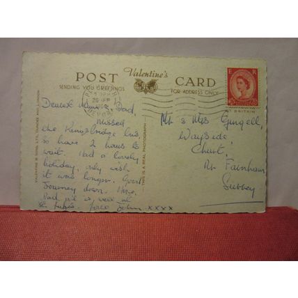 ST ANDREW'S CHURCH & ROYAL PARADE, PLYMOUTH, DEVON used postcard RP 1960 pm =
