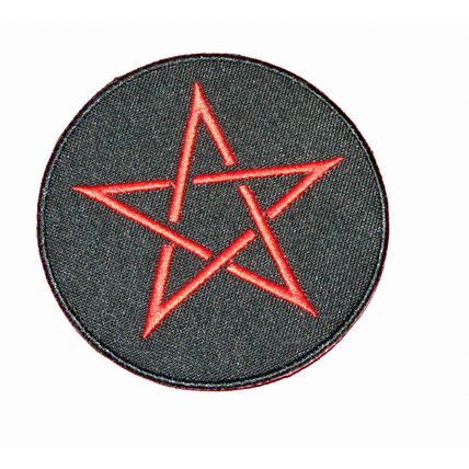 Pentagram Iron on Embroidered Sew Patch Badge Patches a Lot of designs P194