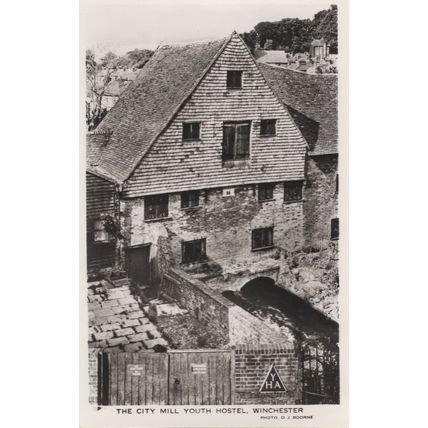 The City Mill Youth Hostel Winchester MINT Real Photo YHA Postcard