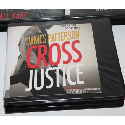 3 Audiobook Lot Double Cross Justice NYPD Red 4 Crime Thriller James Patterson