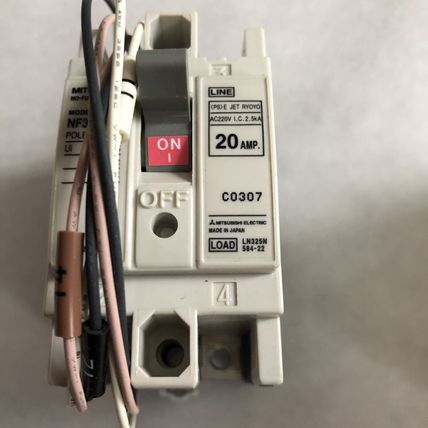 NEW OLD Mitsubishi NF30-FAU 2P 20A Circuit Breaker,FJ