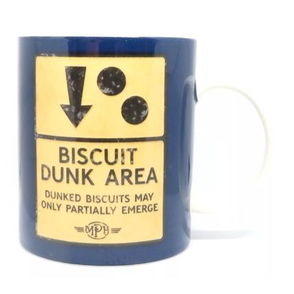 Tea Stop Mug Tea Biscuit Request Stop Ceramic 9.5 CM Gift Tableware Drinks