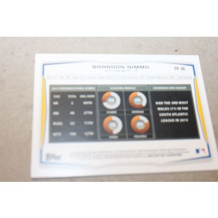2014 bowman chrome new york mets baanoon mimmo card#tp-30