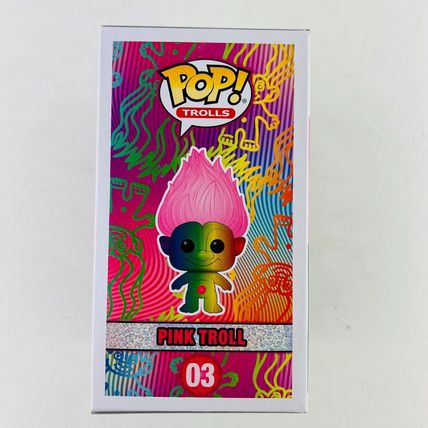 Funko Pop! Trolls Pink Troll #3 2020 Wondrous Convention Limited Ed Tye Tie Dye