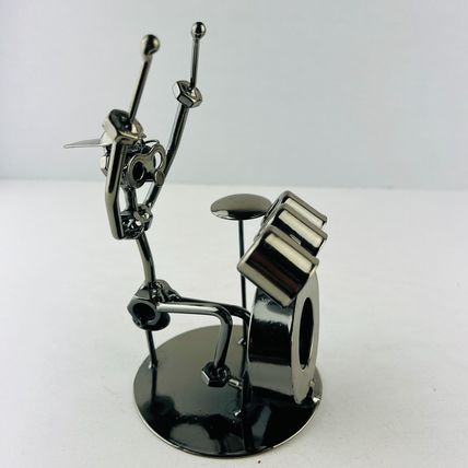 American Folk Art - The Drummer Nuts & Bolts Iron Man