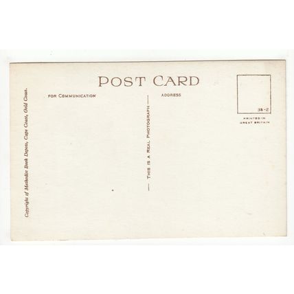 Beach Gold Coast Postcard Ghana Africa