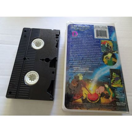 The Black Cauldron -VHS Tape - A Walt Disney Picture - Clamshell Case - 1985