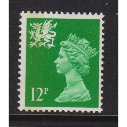 W36 12p Emerald WALES - Unmounted Mint