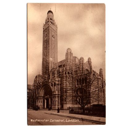 Westminster Cathedral, London - Postally Unused - Philco Series Postcard