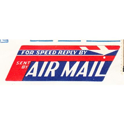 AIR MAIL etiquette on cover -old type 1933 - Canada